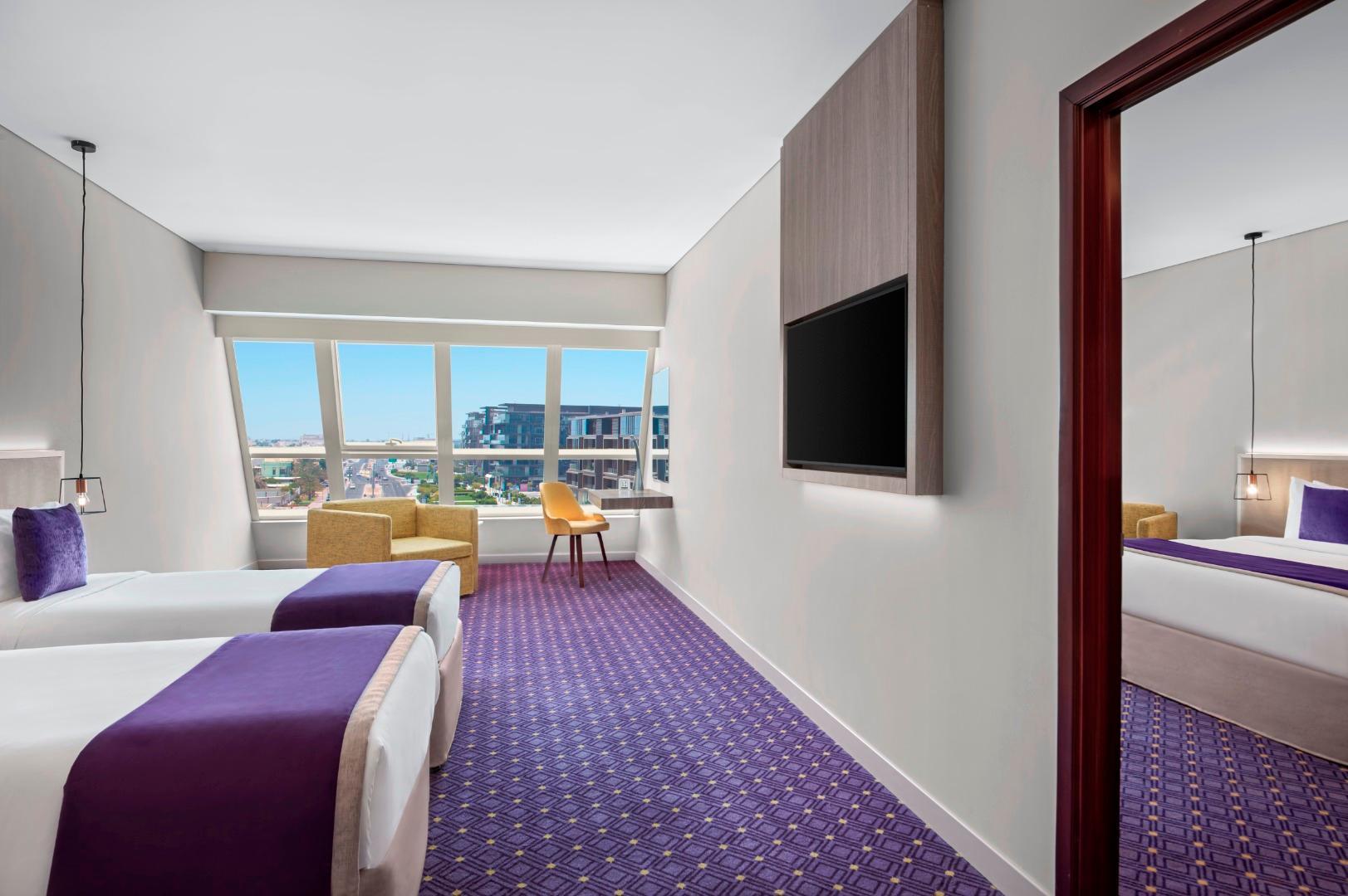 Leva Hotel Mazaya Centre دبي المظهر الخارجي الصورة